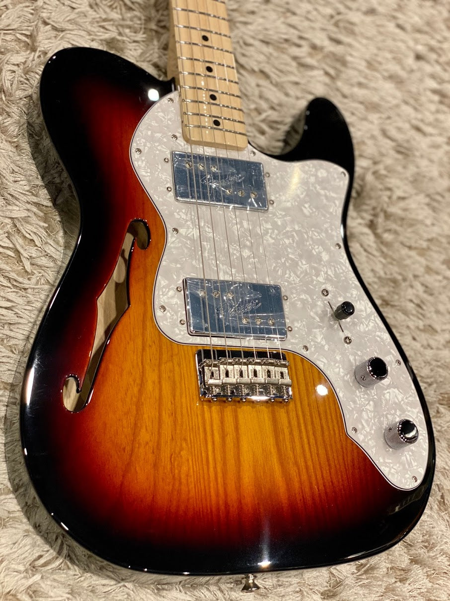 Fender `72 Telecaster Thinline 3 Color Sunburst