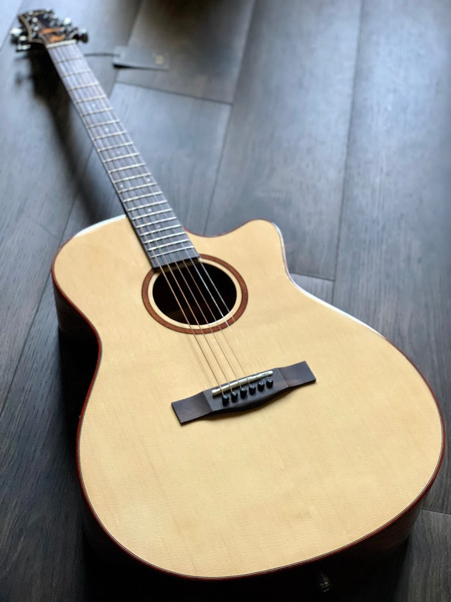 SQOE Spain SMLT-N Acoustic Electric in Natural with Fishman Presys Plus Preamp