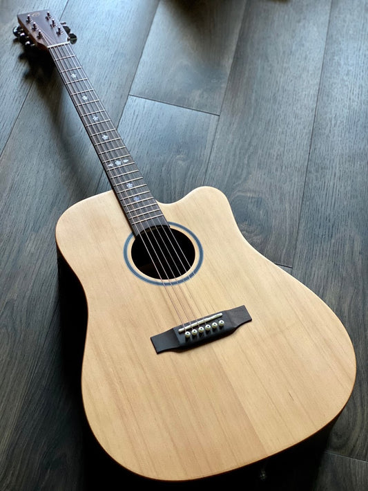 Chard ED90C Acoustic Electric in Natural Satin with Fishman Presys Preamp