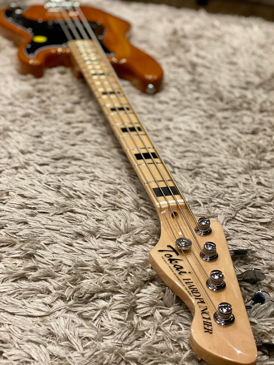 Tokai APB-58 VNT/M Hard Puncher P Bass 2020 in Vintage Natural with maple FB