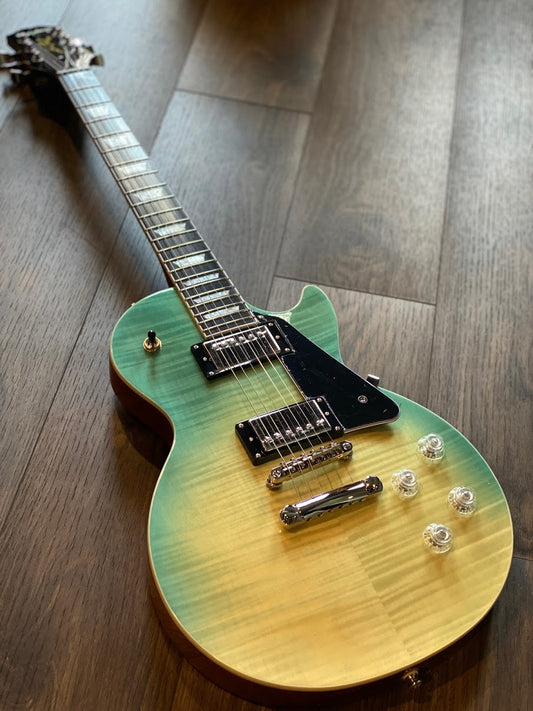 Epiphone Les Paul Modern Figured Electric Guitar Caribbean Blue Fade