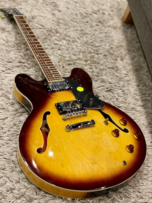 Tokai ES-78 TB semi hollow in Tea Burst Traditional Series