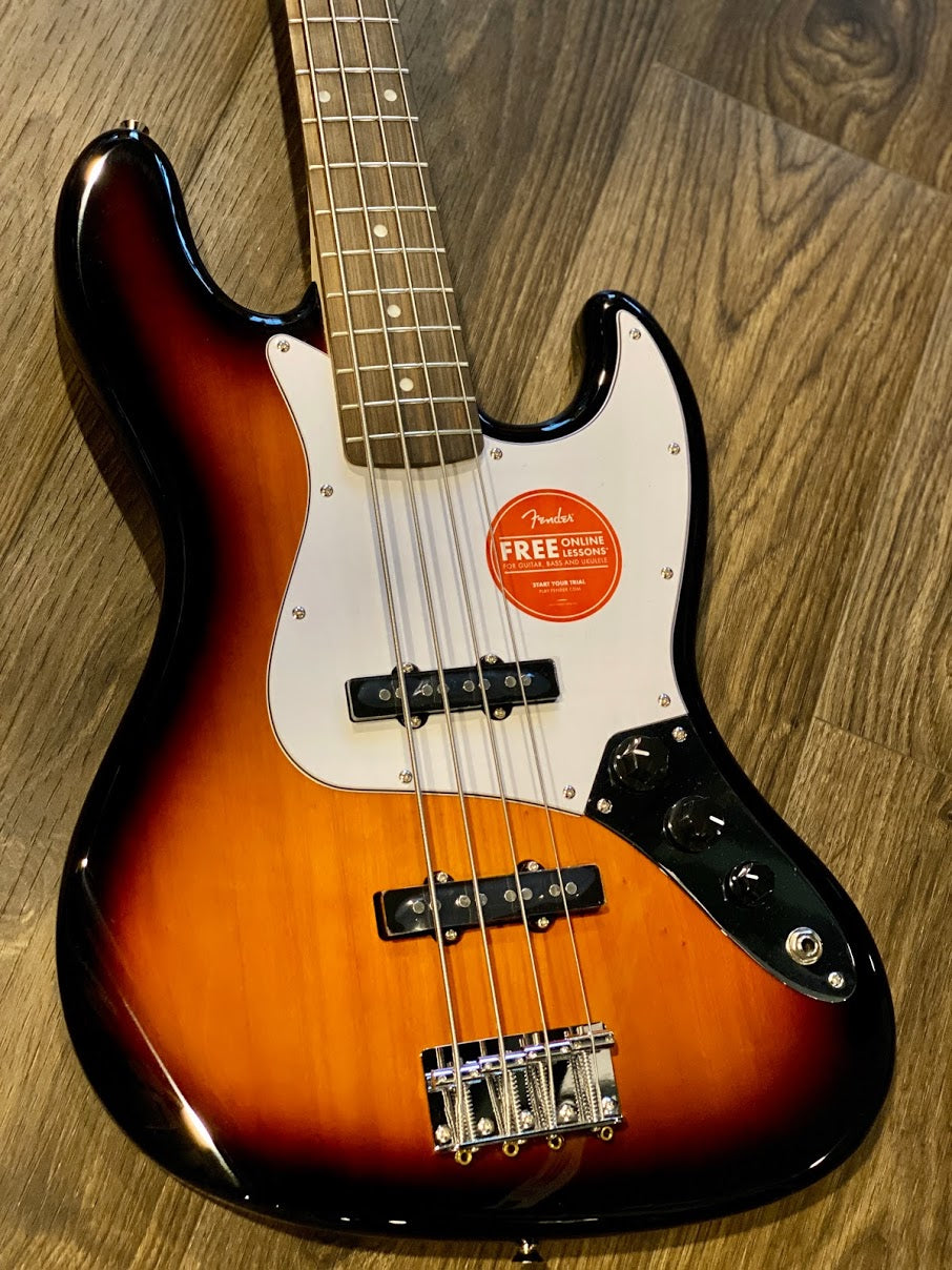 Squier affinity Jazz Bass พร้อม Laurel FB สี Brown Sunburst