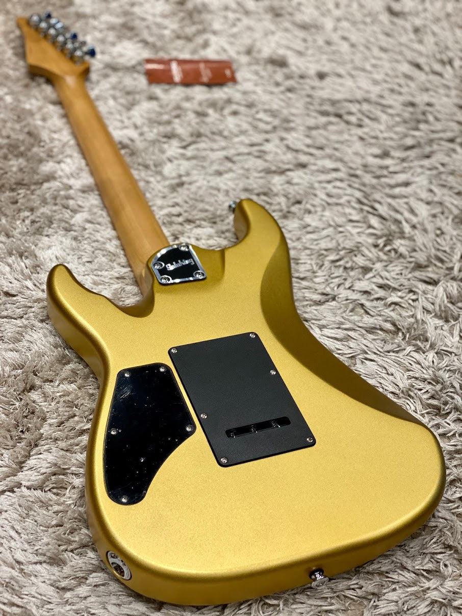 Soloking MS-1 Custom 22 SSS in Satin Shoreline Gold Matte with Roasted Maple Neck and Alder Body
