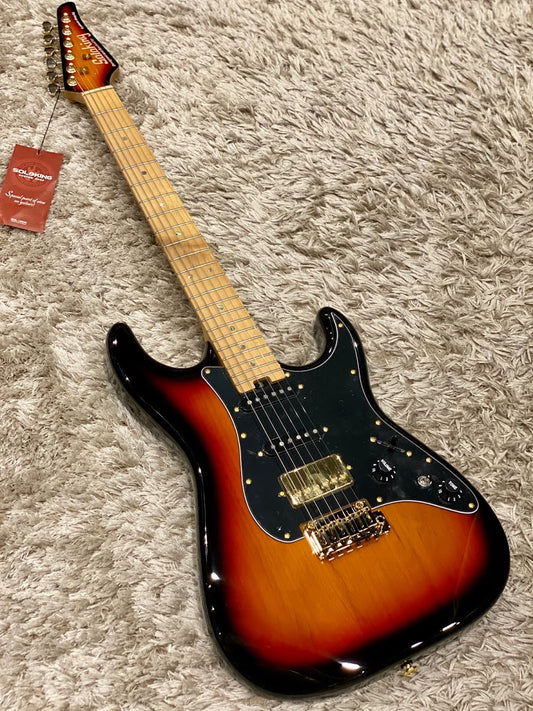 Soloking MS-1 Classic in Sunburst with Gold Hardware and Roasted Maple FB