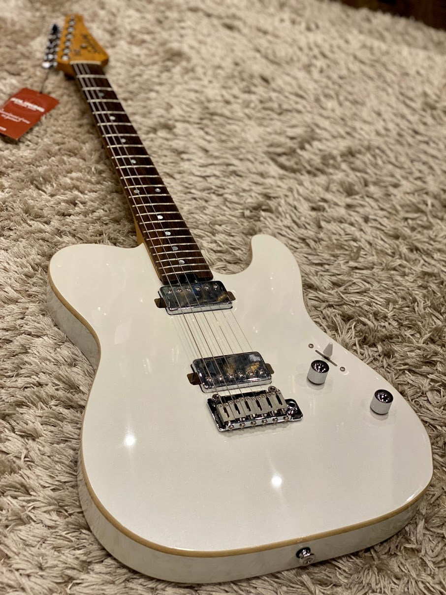 Soloking MT-1 Modern HH in Pearl White Metallic with Roasted Neck