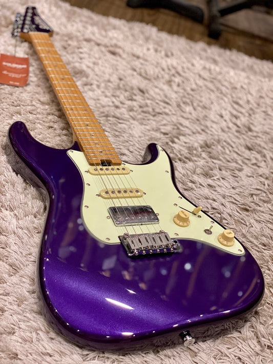 Soloking MS-1 Classic in Purple Sparkle with Roasted Maple neck and FB