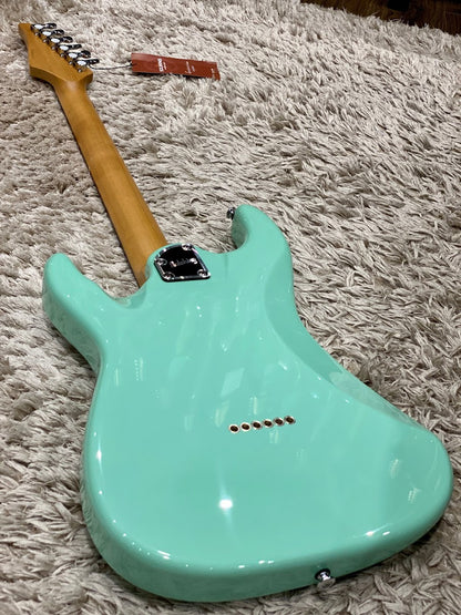 Soloking MS-H Classic Tom Delonge Style Tribute in Surf Green with roasted neck