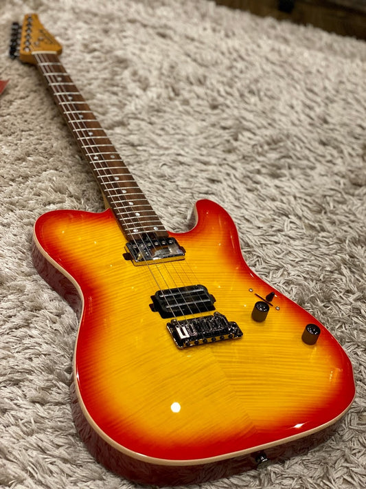 Soloking MT-1 FM 24 Deluxe in Cherry Burst