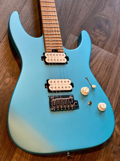 Charvel Pro-Mod DK24 HH 2PT with Caramelized Maple FB in Matte Blue Frost