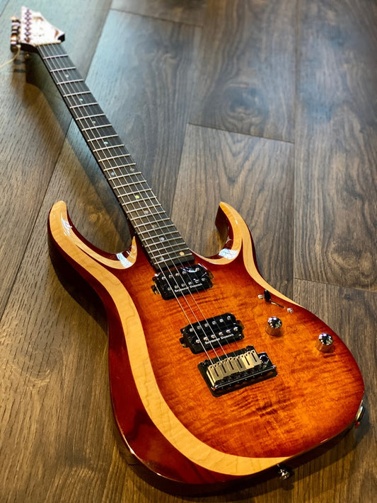 Cort X Series X700 Duality ในไวโอลิน Burst โบราณ