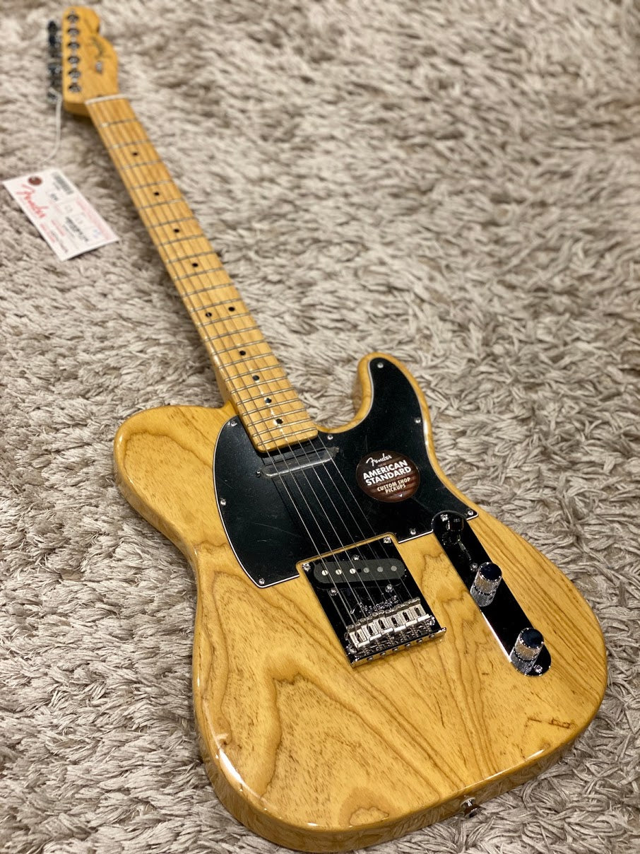 Fender American Standard Telecaster Ash Limited Edition in Natural with Maple FB