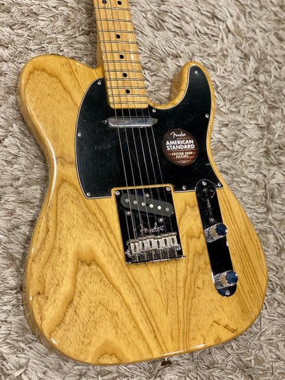 Fender American Standard Telecaster Ash Limited Edition สี Natural พร้อม Maple FB