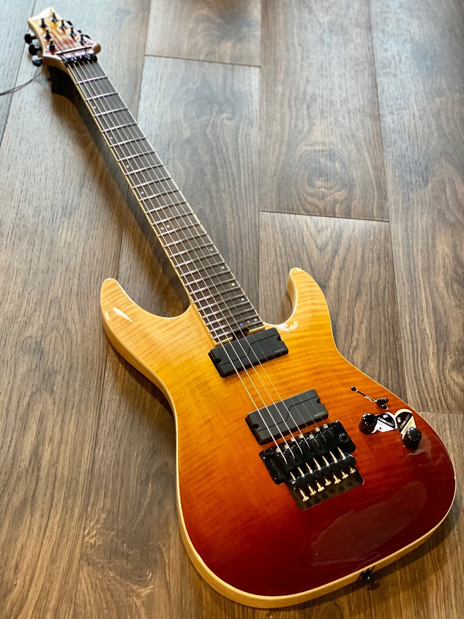 Schecter C-7 FR SLS Elite - Antique Fade Burst