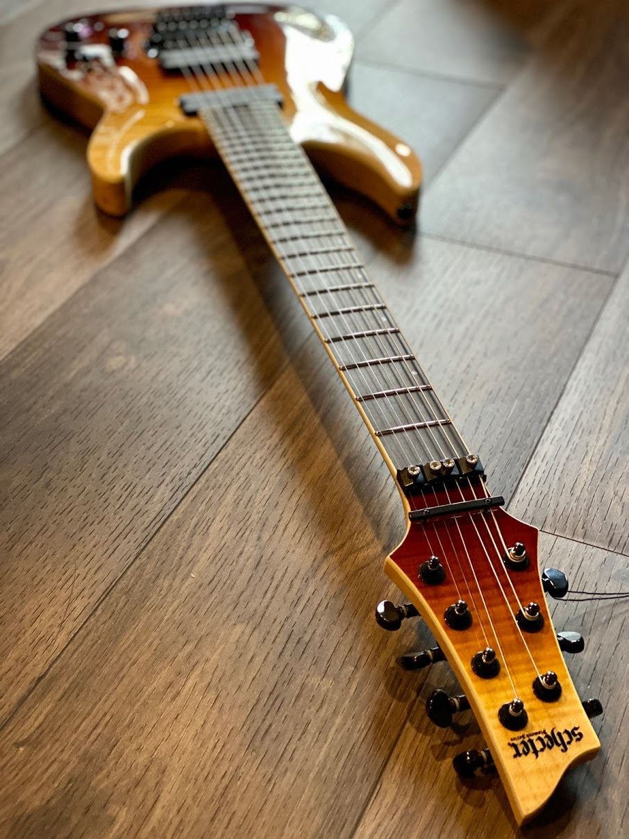 Schecter C-7 FR SLS Elite - Antique Fade Burst