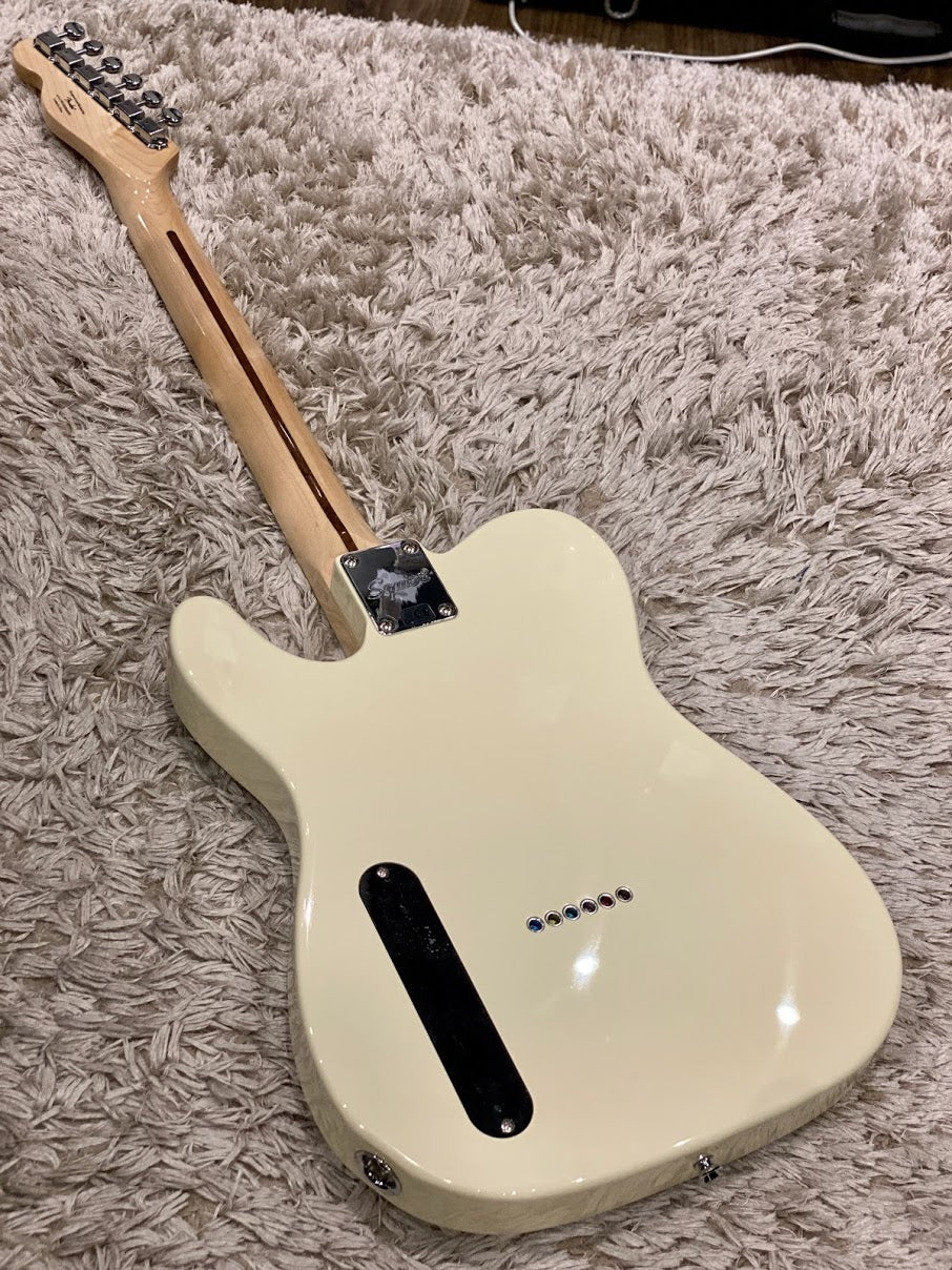 Squier Paranormal Series Cabronita Thinline Telecaster in Olympic White