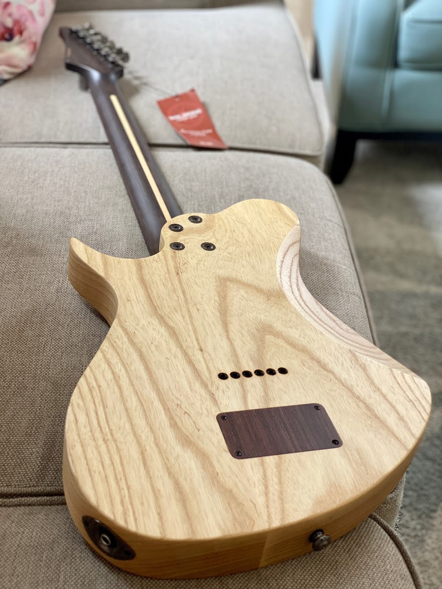 Soloking S408 in Natural with one piece rosewood neck and American Ash Body
