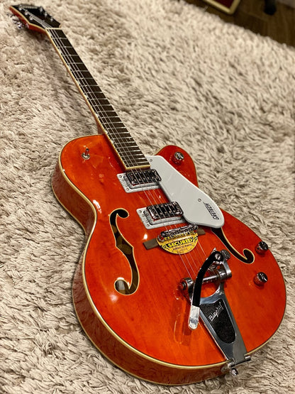 Gretsch G5420T ตัวเครื่องกลวงแบบไฟฟ้าสี Orange Stain