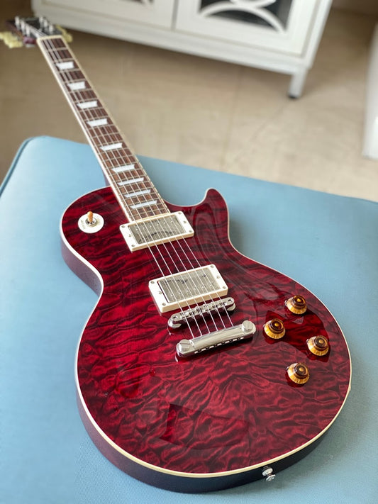 Tokai Love Rock Japan LS-135Q SDR in Seethru Dark Red