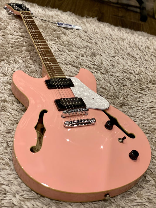 Ibanez AS63-CRP Semi-Hollow  In Coral Pink