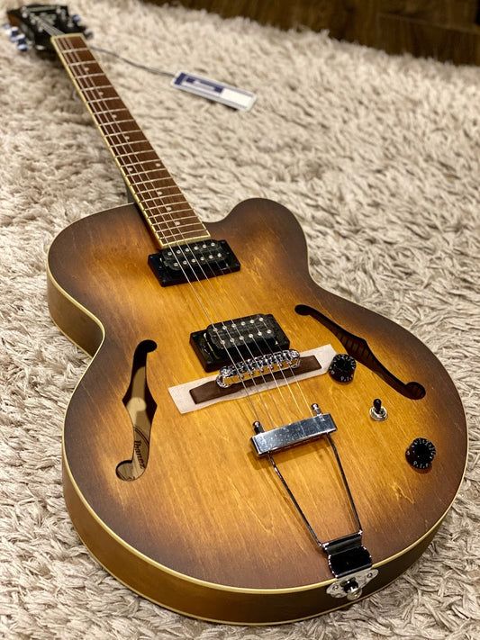 Ibanez Artcore AF55 Hollowbody Electric Guitar in Tobacco Flat