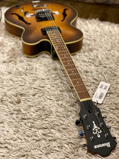 Ibanez Artcore AF55 Hollowbody Electric Guitar in Tobacco Flat