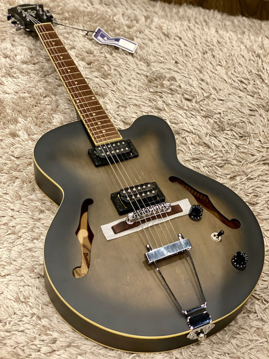 Ibanez Artcore AF55-TKF Semi-Hollow Guitar In Transparent Black Flat