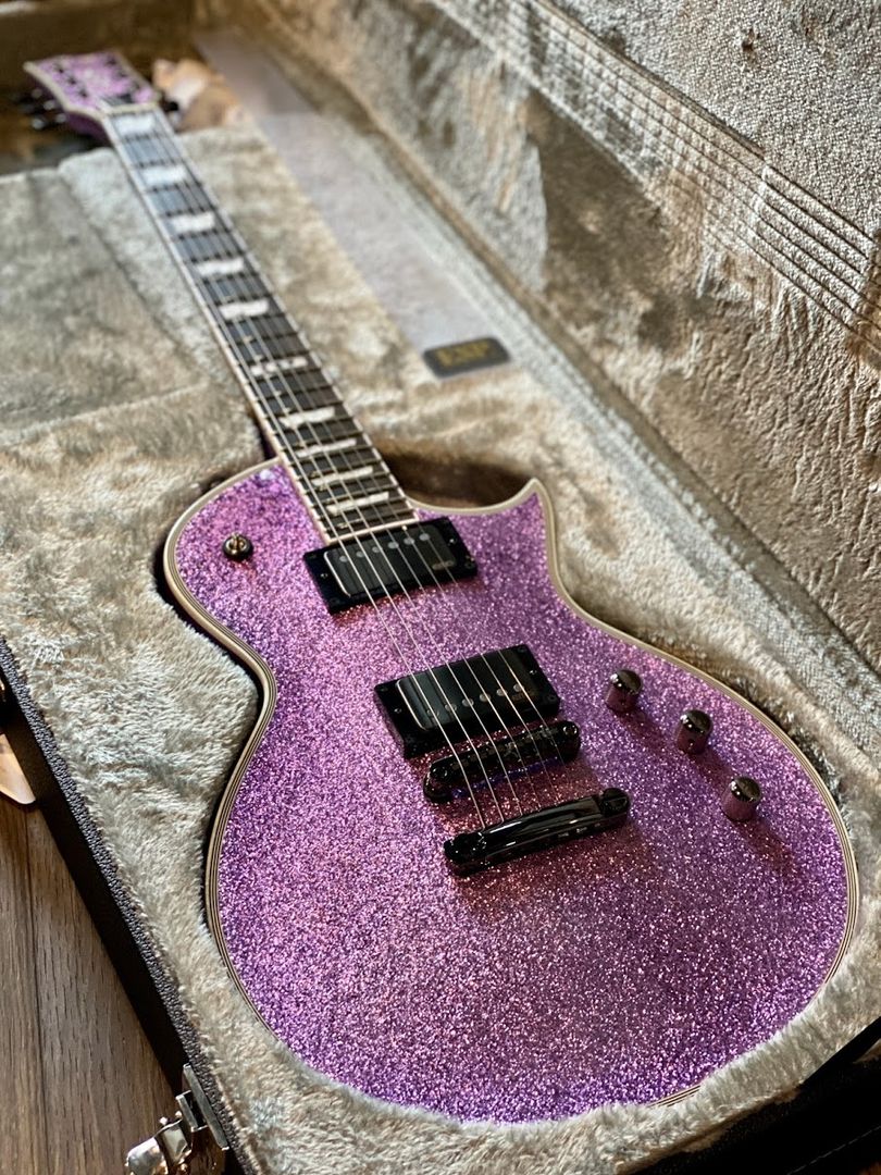 ESP E-II Eclipse EC-DB in Purple Sparkle