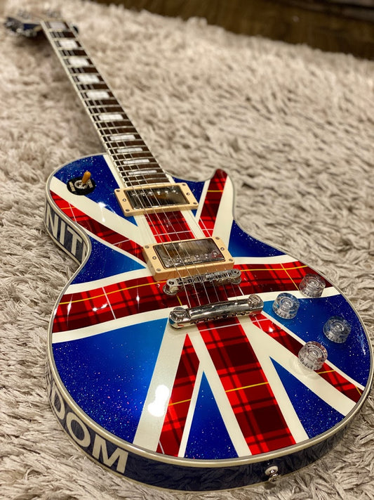 Tokai Love Rock Custom Shop Japan LC Baby Jack DX England Flag