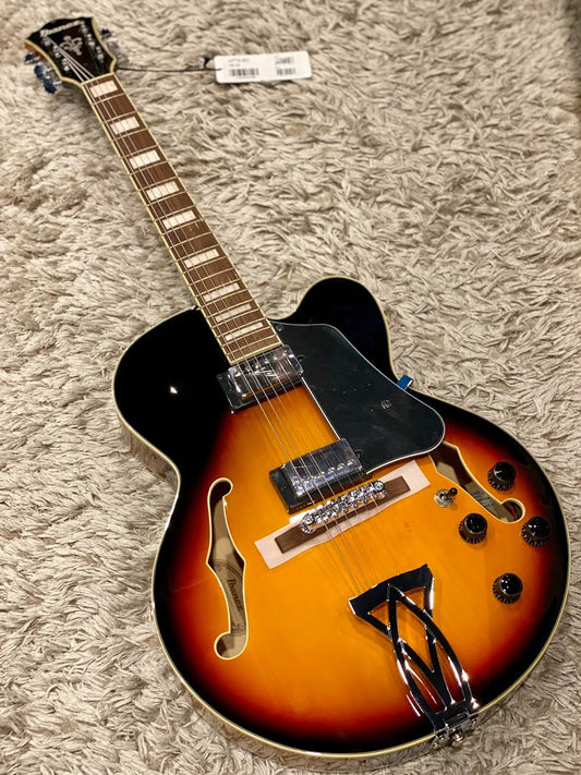 Ibanez AF75 Artcore Hollow Body in Brown Sunburst