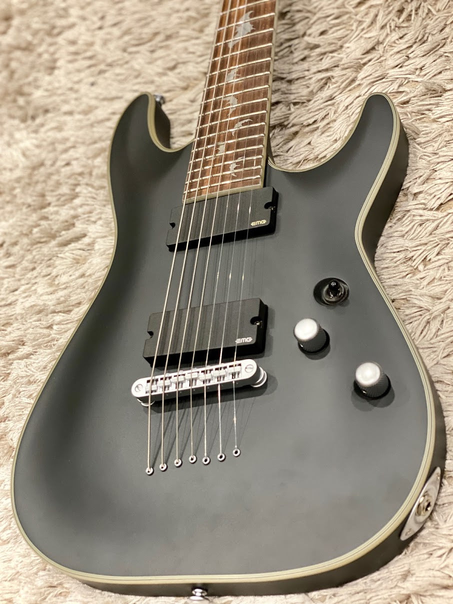 Schecter Damien Platinum 7 - Satin Black