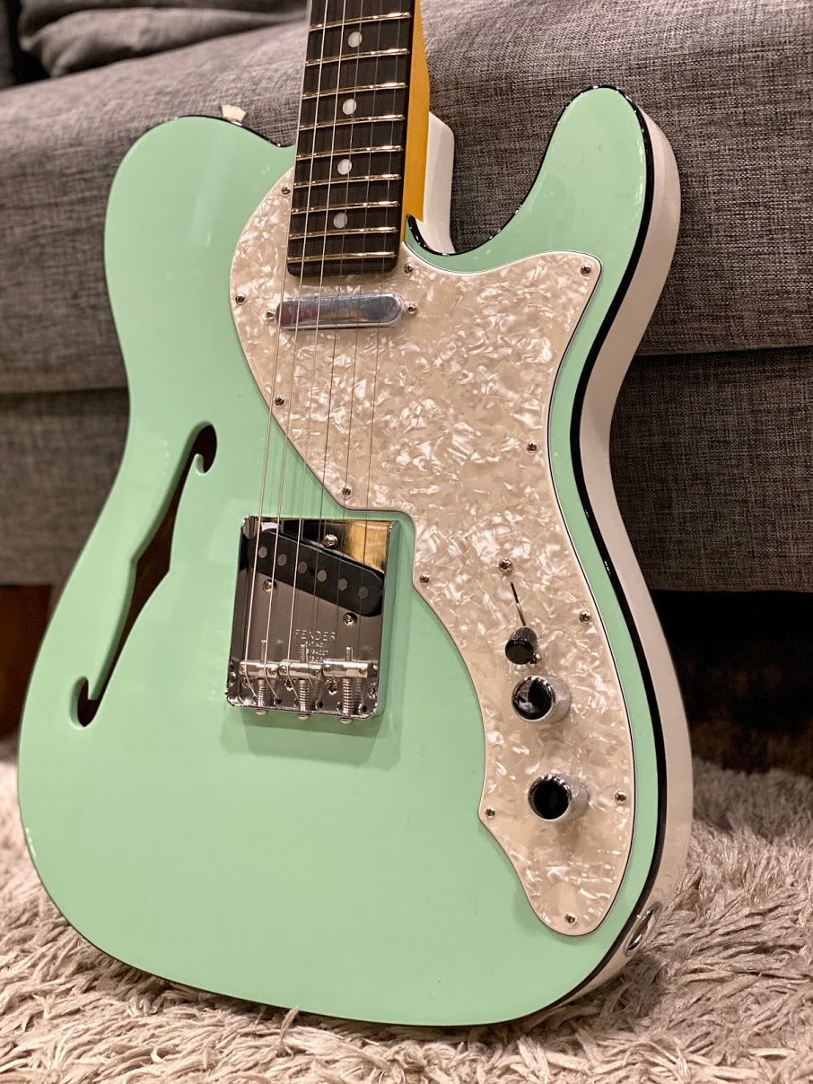 Fender Limited Edition Two Tone Telecaster Thinline in Surf Green