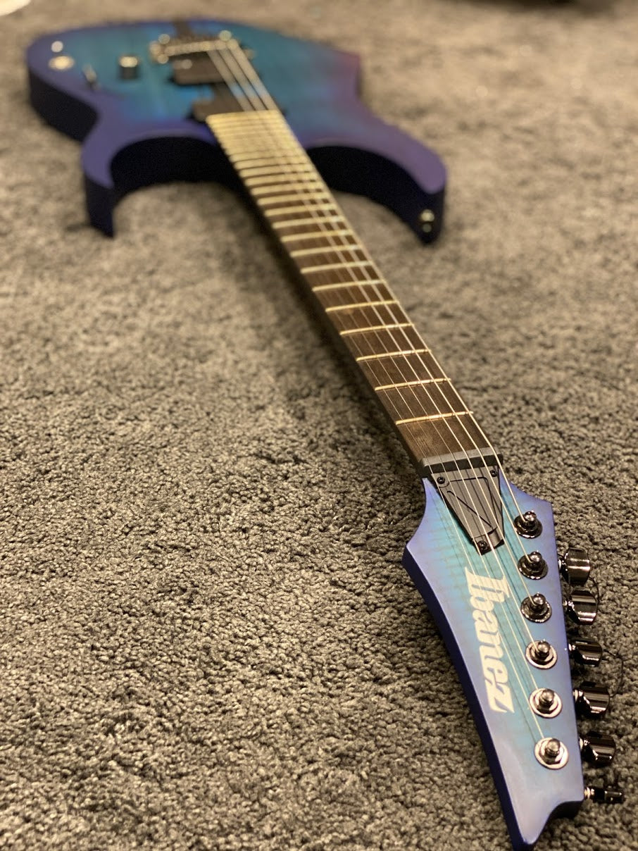 Ibanez RGIT20FE-SBF RG Iron Label in Sapphire Blue Flat