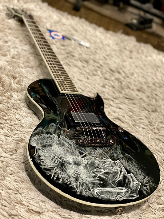 Ibanez CLM1 Cameron Liddell Asking Alexandria Signature in Black