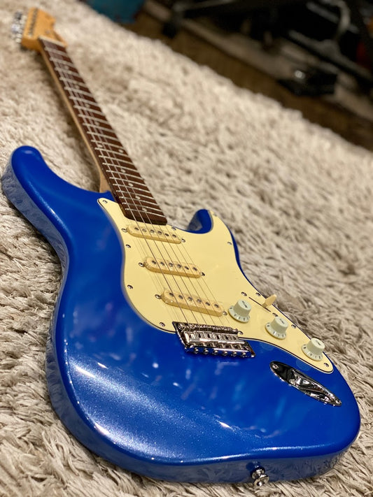 Tokai AST-52 LPB/CJ Goldstar Sound in Lake Placid Blue with Carbonized Jatoba FB