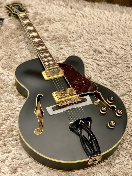 Ibanez AF75G-BKF Electric Guitar In Black Flat