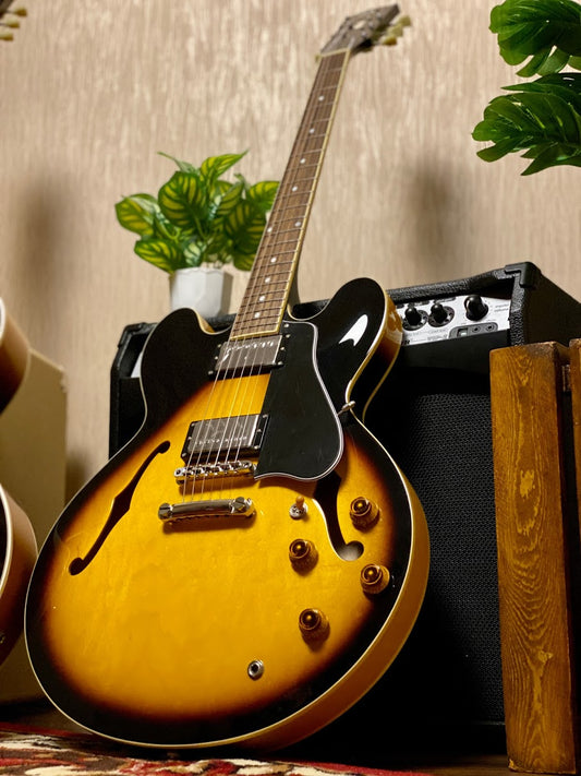 Tokai ES-166 SR Semi Hollow Vintage Series Japan in Sunburst