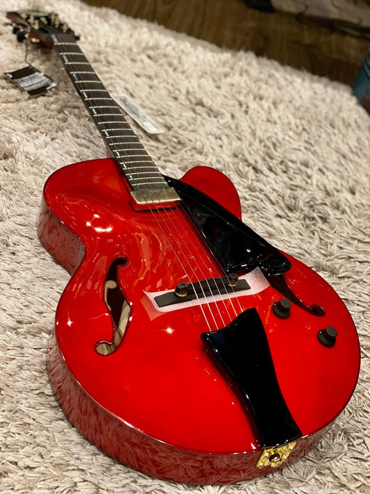 Ibanez AFC151-SRR Contemporary Archtop Single-Pickup Hollowbody in Sunrise Red