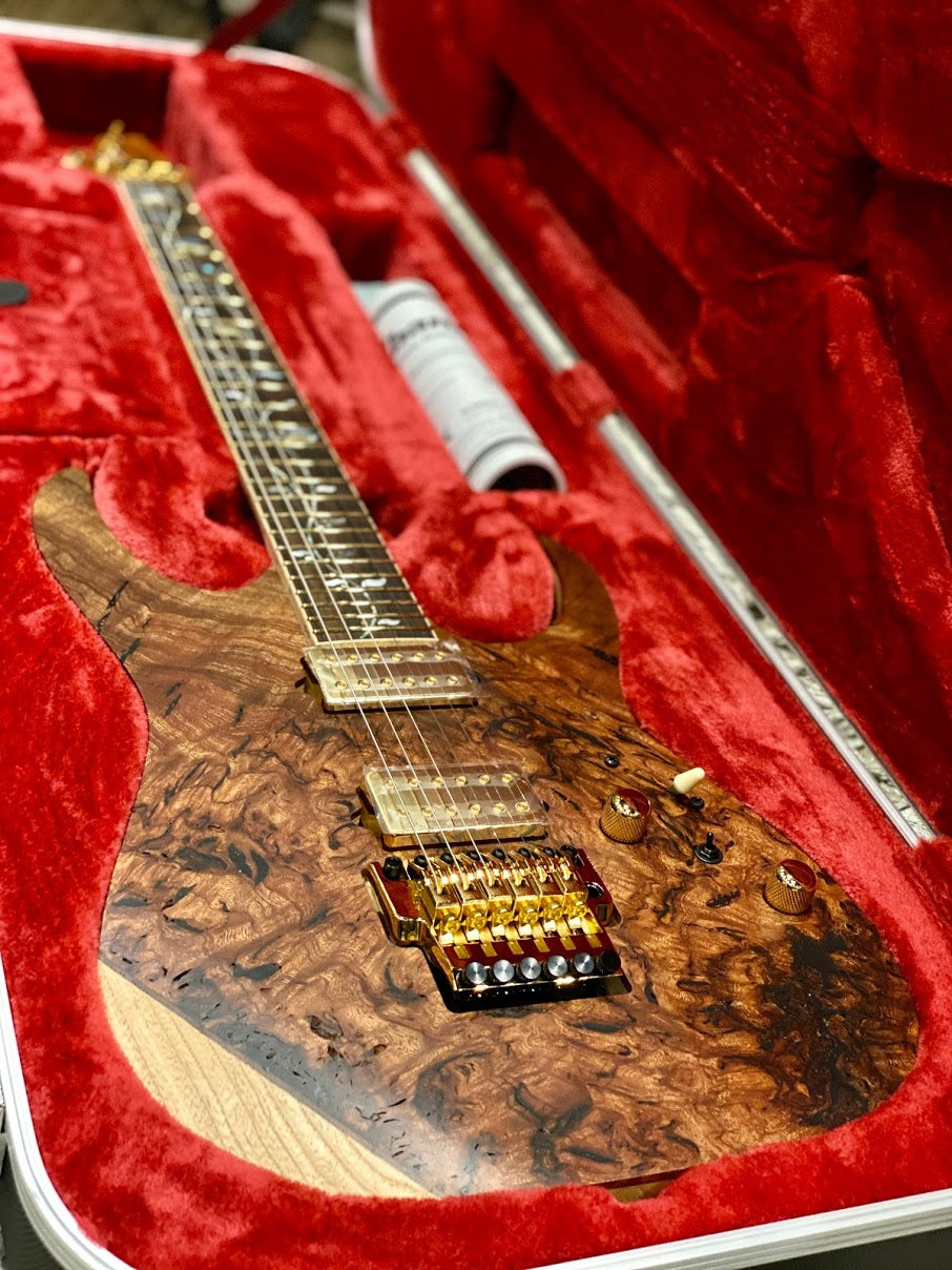 Ibanez J Custom RG8520SLTD NTF Limited Edition in Natural Flat