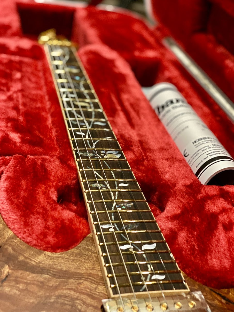 Ibanez J Custom RG8520SLTD NTF Limited Edition in Natural Flat