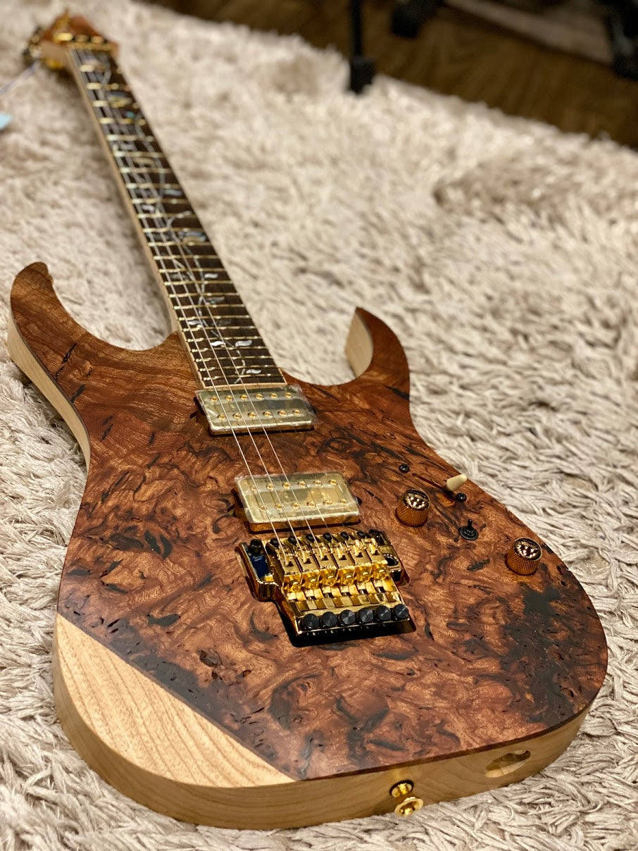 Ibanez J Custom RG8520SLTD NTF Limited Edition in Natural Flat