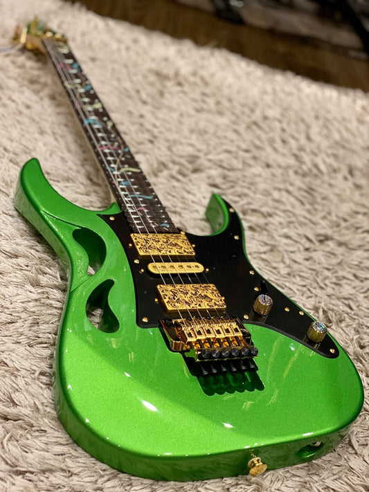 Ibanez Steve Vai Signature PIA Guitar in Envy Green