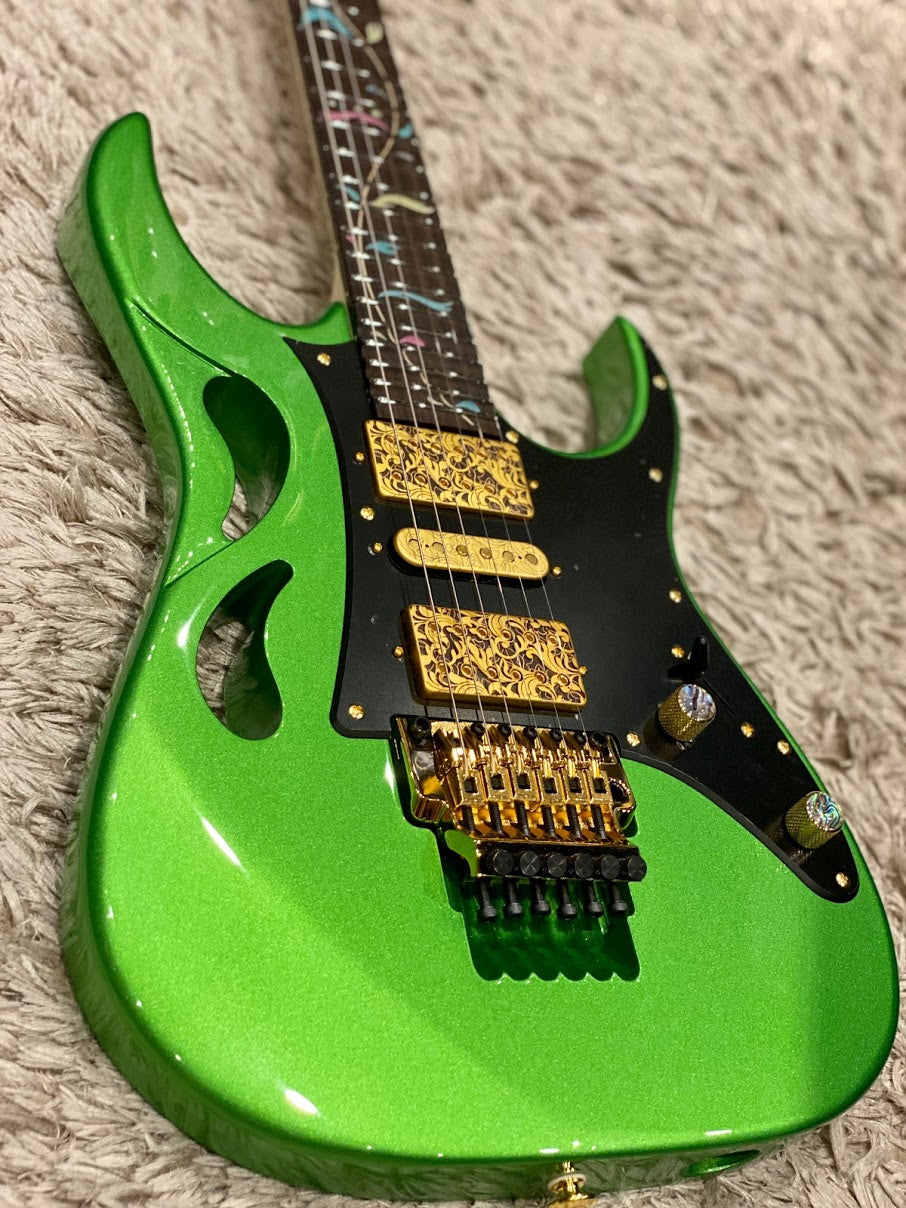 Ibanez Steve Vai Signature PIA Guitar in Envy Green