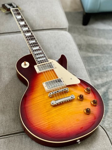 Tokai LS-136F TB Love Rock Japan ใน Heritage Dark Cherry พร้อม AAAA Flame Top