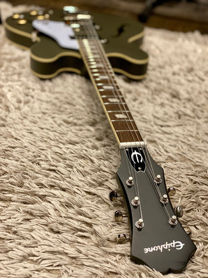 Epiphone Casino Worn Hollowbody - Worn Olive Drab