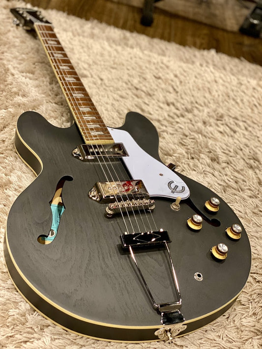 Epiphone Casino Worn Hollowbody - Worn Ebony