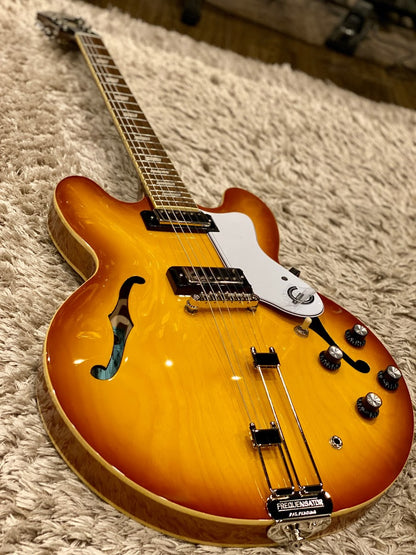 Epiphone Riviera Semi-hollowbody with Frequensator Tailpiece in Royal Tan