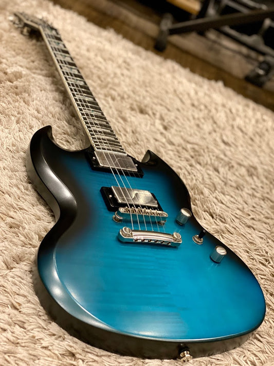 Epiphone SG Prophecy in Blue Tiger Aged Gloss