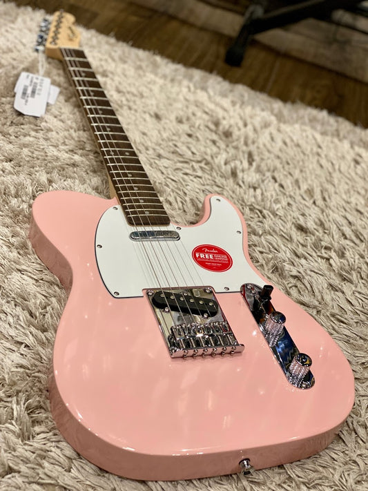 Squier Affinity Telecaster in Shell Pink with Laurel FB