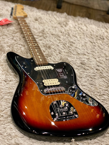 Fender Player Series Jaguar 3-Tone Sunburst พร้อม Pau Ferro FB